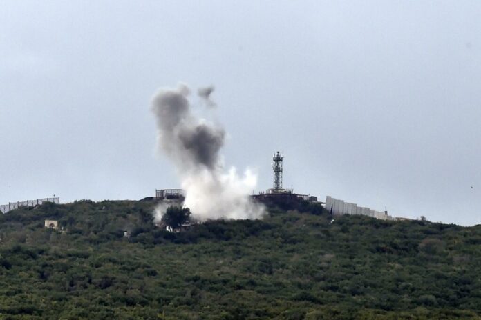 Hezbollah targets Israeli army post in the vicinity of Ayta ash-Shab in southern Lebanon