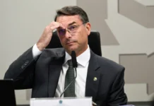 Flávio Bolsonaro Foto: Jefferson Rudy/Agência Senado