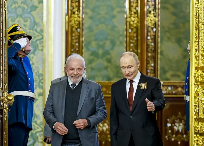 Lula e Putin Foto: Ricardo Stuckert / PR