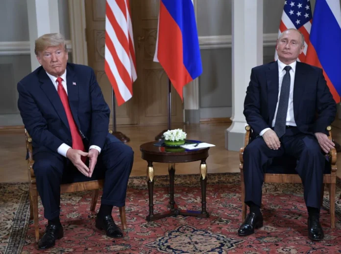 Trump e Putin em 2018 Foto: EFE/Alexey Nikolsky/Foto cedida pelo Kremlin