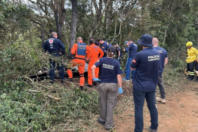 At least eight dead as hot air balloon with 21 people on board crashes in Brazil