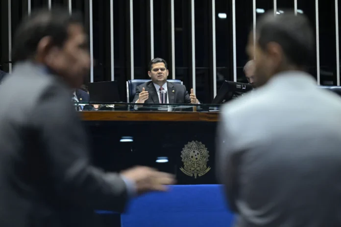 Plenário do Senado Federal durante sessão Foto: Andressa Anholete/Agência Senado