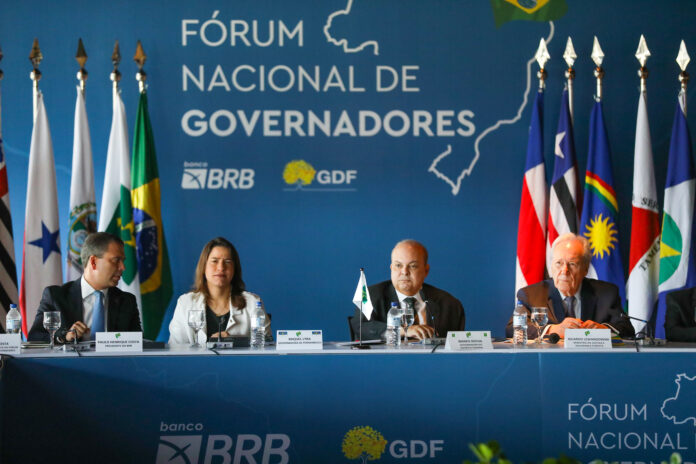 Edição extraordinária do Fórum Nacional de Governadores, convocada por Ibaneis Rocha, vai debater o tarifaço que os Estados Unidos pretende impor ao Brasil (Foto: Renato Alves/Agência Brasília) Edição extraordinária do Fórum Nacional de Governadores, convocada por Ibaneis Rocha, vai debater o tarifaço que os Estados Unidos pretende impor ao Brasil (Foto: Renato Alves/Agência Brasília)