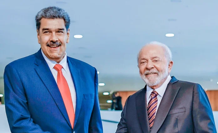 Ditador Nicolás Maduro e Lula Foto: Ricardo Stuckert/PR