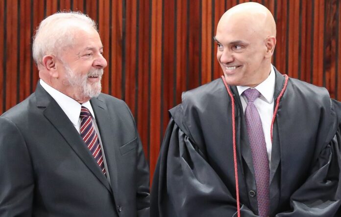 Lula e Alexandre de Moraes - Foto: Antonio Augusto/TSE