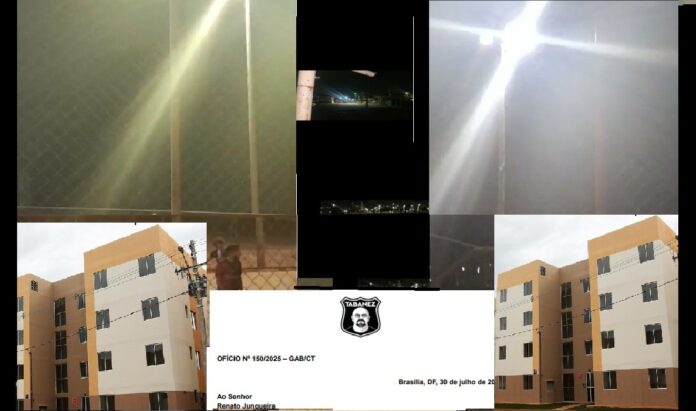 Quadra de esportes iluminada Paranoá Parque