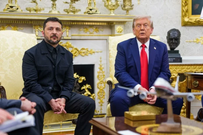 Volodymyr Zelensky e Donald Trump Foto: EFE/EPA/AARON SCHWARTZ / POOL