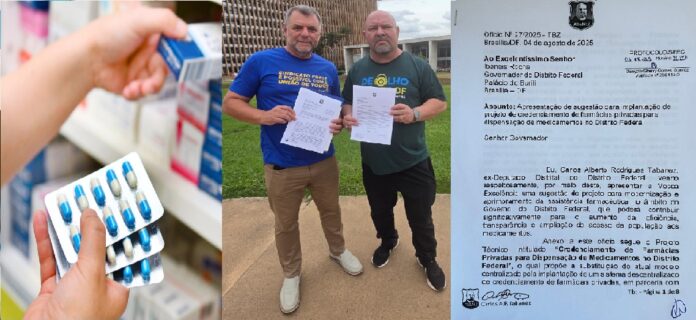 Tabanez protocola proposta para acabar com filas e espera por medicamentos no DF - Foto Reprodução