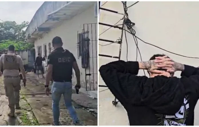 Homem foi preso por ameaçar Felca Foto: Reprodução/Print de Vídeo Polícia Civil
