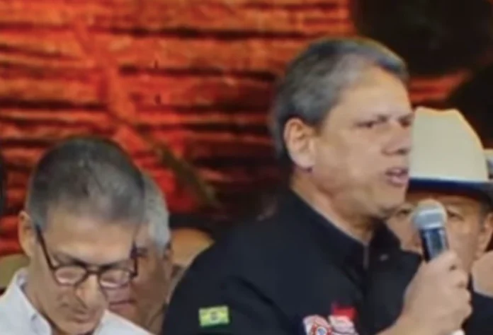 Tarcísio de Freitas Foto: Reprodução/ Print de vídeo redes sociais