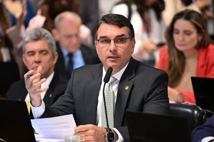 Flávio Bolsonaro Foto: Edilson Rodrigues/Agência Senado