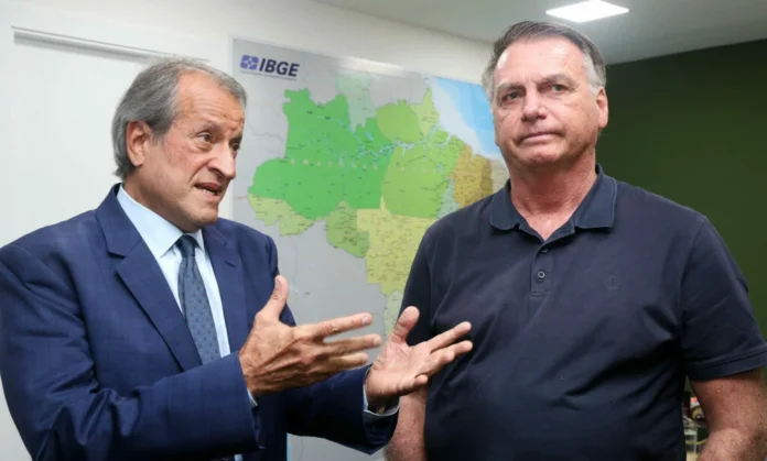 Valdemar e Bolsonaro Foto: Beto Barata/ PL