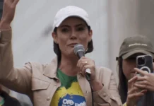 Michelle Bolsonaro Foto: Frame de vídeo / YouTube / Pr. Silas Malafaia