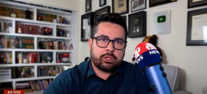 Jornalista Paulo Figueiredo Filho Foto: Reprodução/ Print de vídeo YouTube Os Pingos nos Is