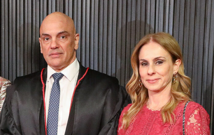 Alexandre de Moraes e sua esposa, a advogada Viviane Barci Foto: Antonio Augusto/Secom/TSE