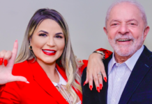 Presa de novo, Deolane Bezerra é presa! dessa vez, em operação contra lavagem de dinheiro do PCC Deolane e Lula foto reprodução da rede social