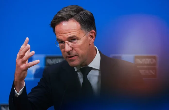 Mark Rutte Foto: EFE/EPA/OLIVIER HOSLET