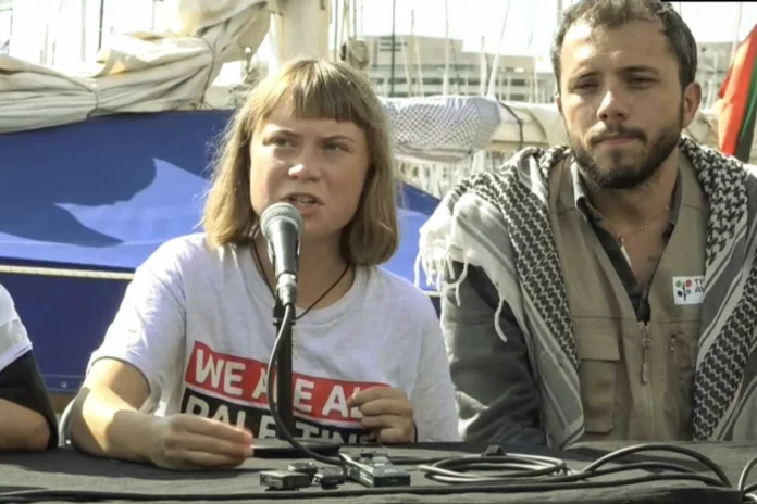 Greta Thunberg e Thiago Ávila Foto: EFE/JPGandul