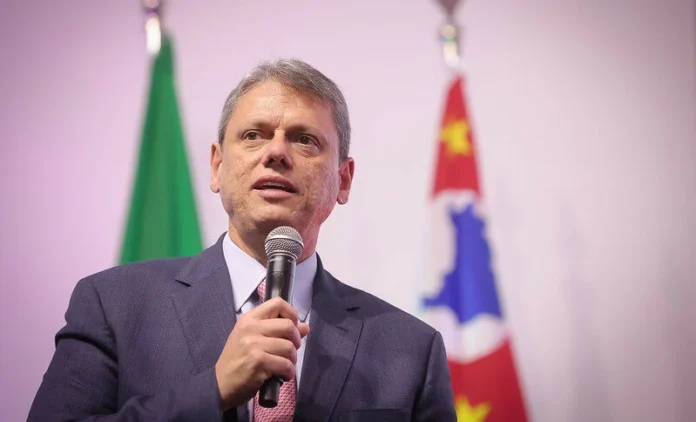 Tarcísio de Freitas, governador de São Paulo Foto: Pablo Jacob/Governo do Estado de SP