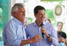 Caiado e Daniel lideram pacote com 70 obras simultâneas e R$ 3,7 bilhões de investimentos Ronaldo Caiado e o vice-governador Daniel Vilela,