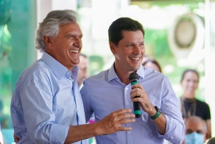 Ronaldo Caiado e o vice-governador Daniel Vilela,