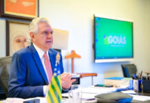 Em articulação com governadores, Caiado busca endurecimento de leis contra facções Caiado defende endurecimento da legislação contra crimes cometidos por facções criminosas (Foto: Rômullo Carvalho)