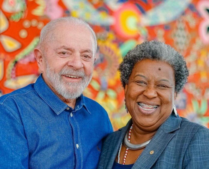 Lula e Macaé Evaristo Foto: Ricardo Stuckert/PR Lula e Macaé Evaristo Foto: Ricardo Stuckert/PR