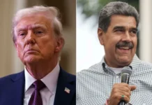 Maior porta-aviões do EUA entra no Caribe e aumenta tensão Donald Trump e Nicolás Maduro Fotos: EFE/EPA/WILL OLIVER ARCHIVO | EFE/ Miguel Gutiérrez