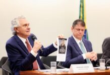 Caiado afirma que PEC da Segurança é “um presente do governo federal para facções criminosas” (Foto: Júnior Guimarães)