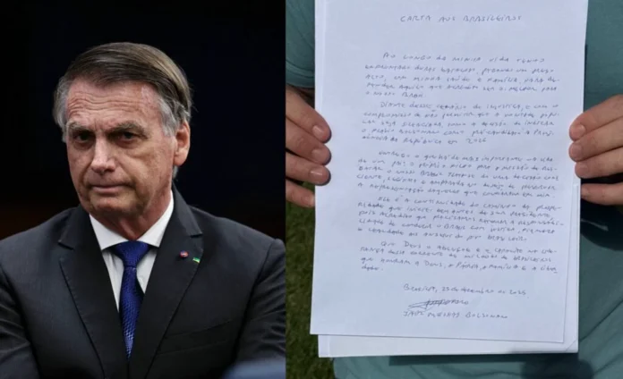Bolsonaro escreveu carta reiterando candidatura de Flávio Fotos: Ton Molina/STF // Reprodução/Arquivo Pessoal