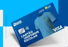 DF: Nova logística do Cartão Uniforme Escolar amplia retirada nas agências cartão uniforme escolar GDF BRB foto reprodução