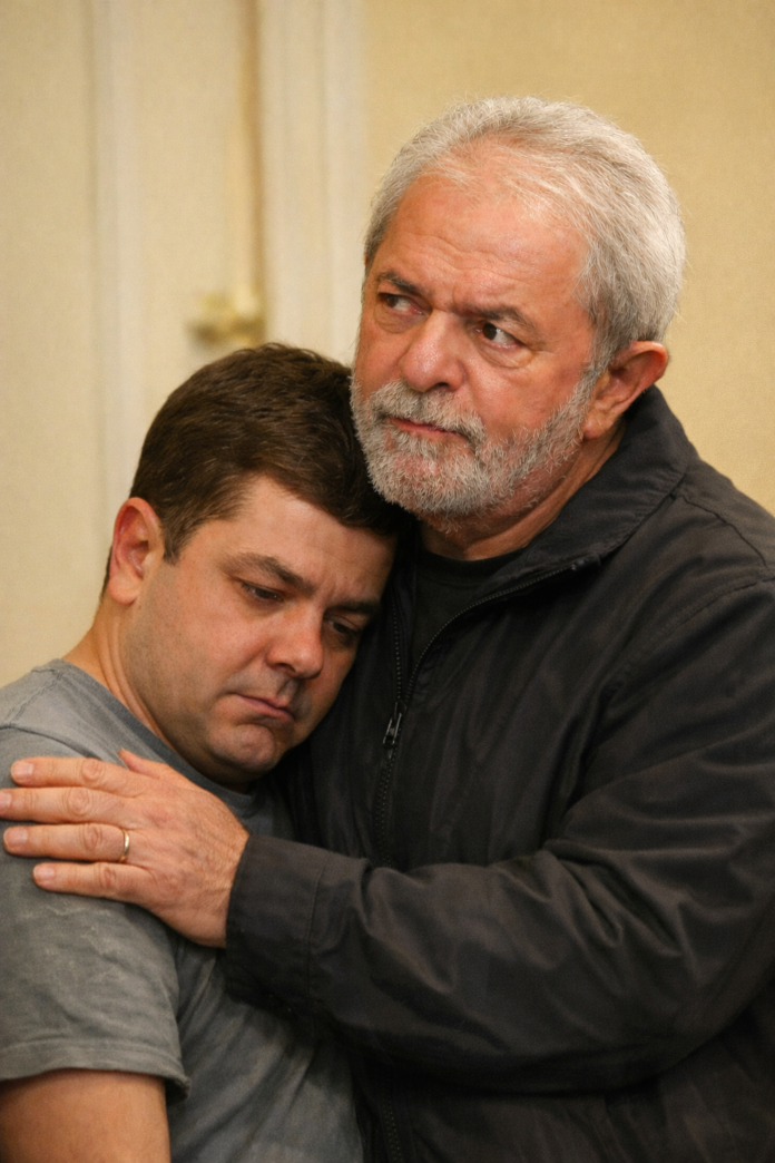 Lula Protege Lulinha. Foto ChatGPT Image 31 de jan. de 2026, 09_00_57