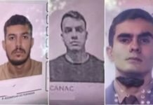 Diego Dantas, Sérgio Nunes e Lucas Souza Fotos: Arquivo pessoal