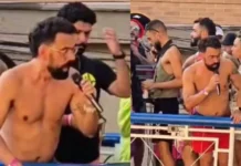 Ativista LGBT durante discurso no carnaval Foto: Reprodução/Print de vídeo do Instagram