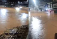 Chuvas em Juiz de Fora Foto: Reprodução/Print de Vídeo das Redes Sociais