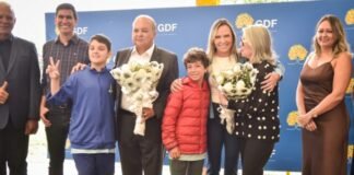 Melhorias na Educação do DF com inauguração de mais uma escola, CEF 01 do Jardins Mangueiral, na gestão Ibaneis Rocha e Celina Leão