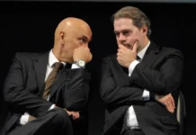 Ministros Alexandre de Moraes e Dias Toffoli, do Supremo Tribunal Federal Foto: Agência Brasil/Fabio Rodrigues Pozzebom