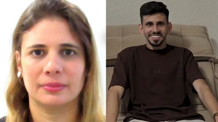 Professora de Direito Juliana Santiago, morta após ser atacada a facadas dentro de uma faculdade em Porto Velho, e o aluno João Junior, preso em flagrante pelo crime. Foto: Reprodução