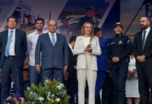 Secretário Sandro Avelar, governador Ibaneis Rocha, vice-governadora Celina Leão e coronel Ana Paula Barros Habka prestigiaram o evento: números marcantes na segurança pública da capital