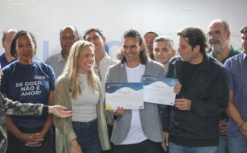 Celina Leão: "O QualificaDF é um programa que ensina uma profissão e amplia oportunidades. Isso gera transformação, porque não se trata apenas de empregabilidade, mas de incentivar que cada um possa empreender" | Foto: Renato Alves/Agência Brasília