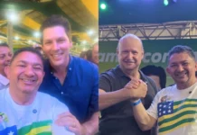 Cristomario Daniel Vilela - evento Luziania deputado - foto Reprodução das redes sociais