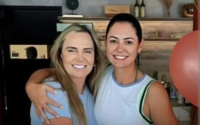 Celina Leão e Michelle Bolsonaro