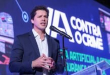 Daniel Vilela sobre o uso da plataforma IA contra o Crime: “A ideia é fechar rotas usadas pelo crime, especialmente em divisas e áreas de maior circulação, com resposta mais rápida e mais precisa à população” (Fotos: SSP e Secom)