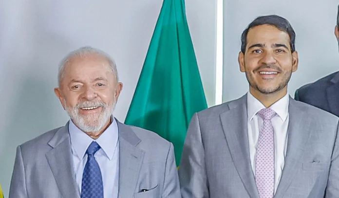 Presidente Luiz Inácio Lula da Silva e Jorge Messias Foto: Ricardo Stuckert / PR