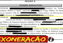 Exonerações - foto reprodução