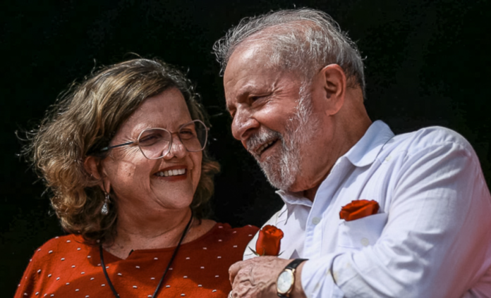 Lula e Teresa Leitão Foto: divulgação/PT
