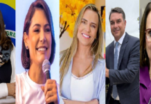 Após entendimento entre Michelle e Flávio Bolsonaro, Celina Leão pode ter palanque com toda a direita no DF Foto reprodução print de rede social