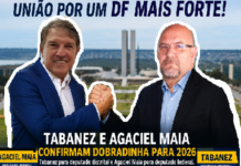 Tabanez confirma dobradinha com Agaciel Maia para as eleições de 2026 Dobradinha no DF Tabanez para deputado distrital e Agaciel Maia para deputado federal em 2026