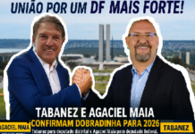 Tabanez confirma dobradinha com Agaciel Maia para as eleições de 2026 Dobradinha no DF Tabanez para deputado distrital e Agaciel Maia para deputado federal em 2026