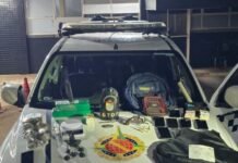 DF: Em Santa Maria, Homem é preso por tráfico de drogas e porte ilegal de arma